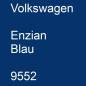 Preview: Volkswagen, Enzian Blau, 9552.